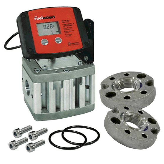 Digital diesel fuel meter hardware processing parts