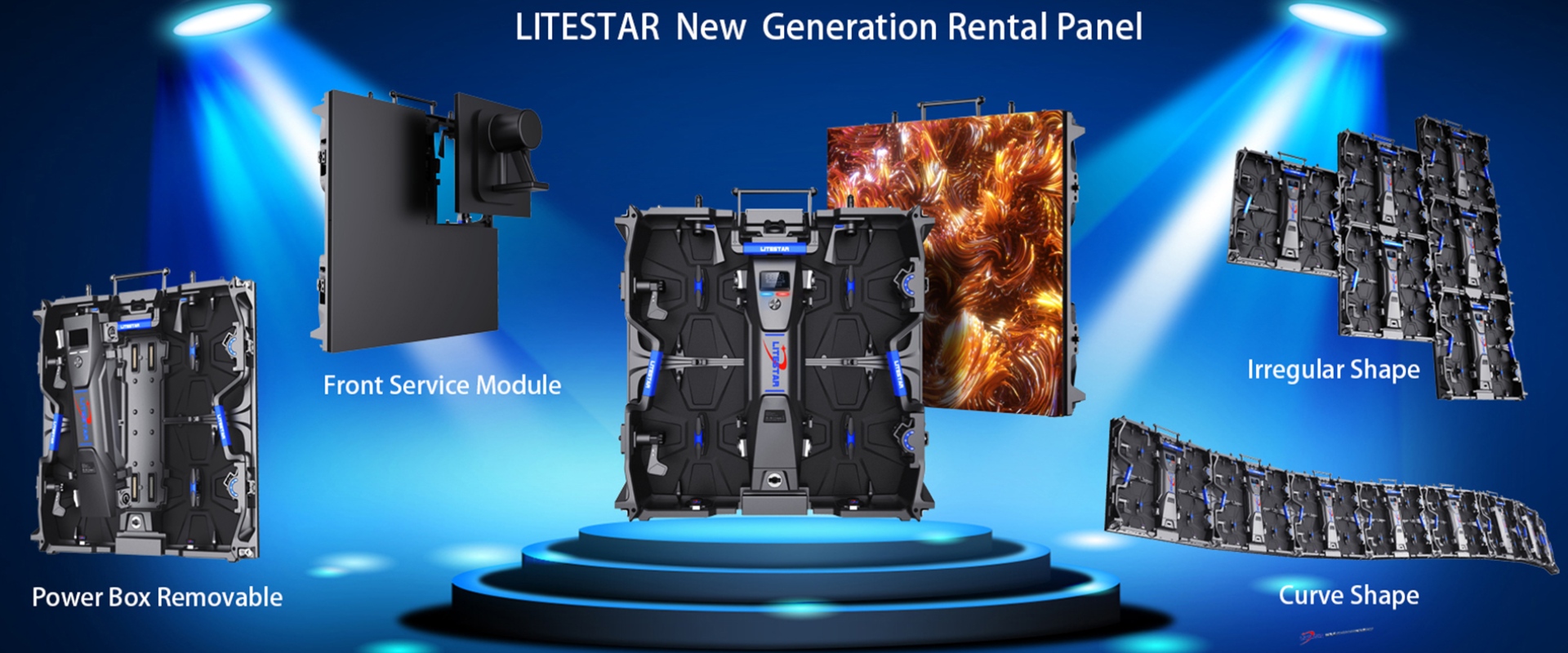 LSR Series Innovative Indoor Rental Panel LED