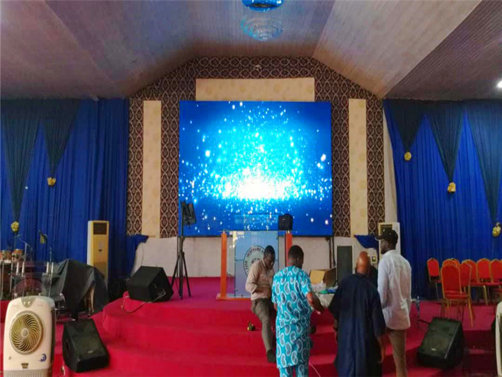 P6 Indoor Front Service LED Video Wall In Nigeria