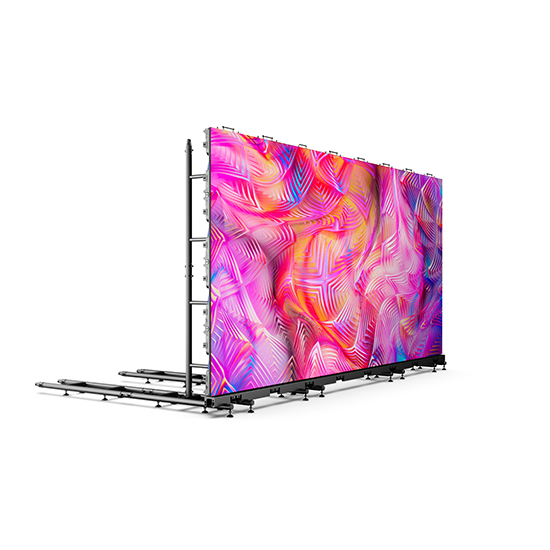 LSR Series Indoor Rental LED Cabinet yokhala ndi Front Maintenance Module Support Onse Concave ndi Convex Shape LED Video Wall for Hire LED Display