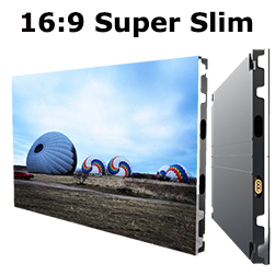 LSP-serie Super Slim 600 * 337,5 mm Fin pixelafstand 16: 9 LED-skærm med billedformat Omkostningseffektiv videovæg til 2K / 4K / 8K LED-tv