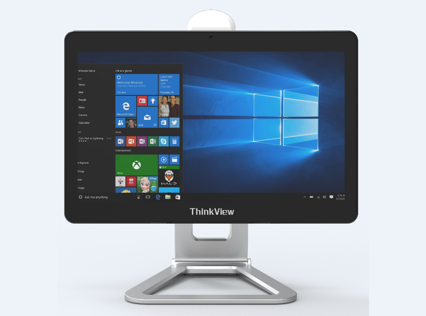 ThinkView launched MP successfully for touch All in one computer 16.1 inch