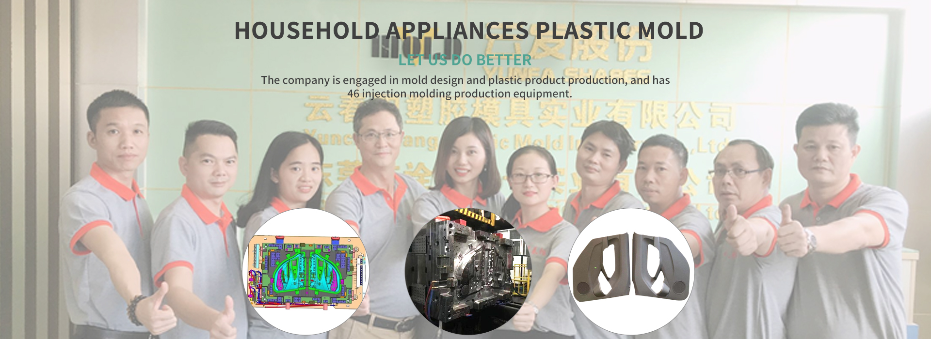 Household appliances plastic mold