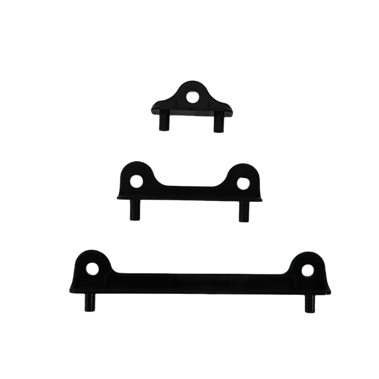 ಮೂರು ರಂಧ್ರಗಳ ಪ್ಲಾಸ್ಟಿಕ್ ಪೀಠೋಪಕರಣಗಳು ವಿಭಾಗದ ಮೂಲೆಯ ಕನೆಕ್ಟರ್