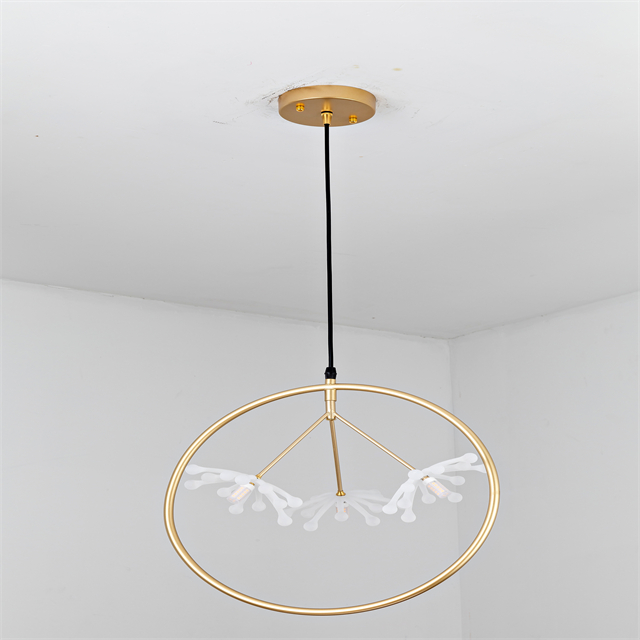 Nordic design ring living room chandelier