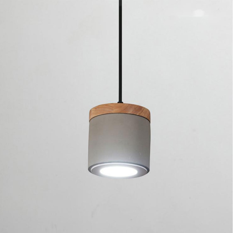 Simple and modern ceramic clay single head chandelier