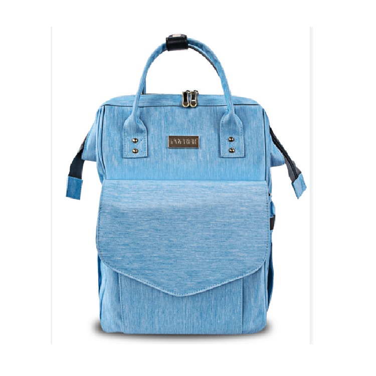 blue mommy bag