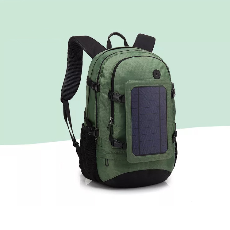 Solar panel backpack