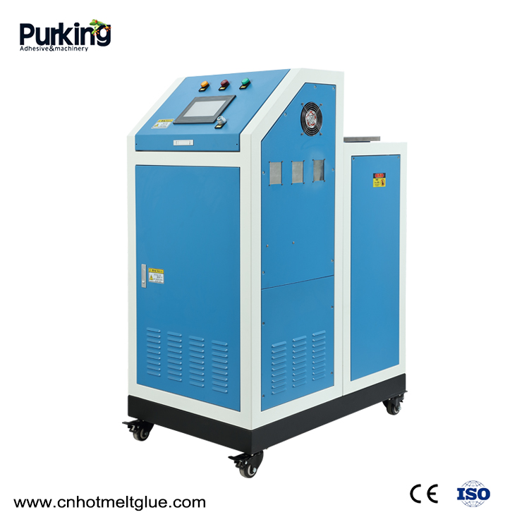 La máquina de pegamento termofusible se utiliza en la industria del envasado de alimentos.